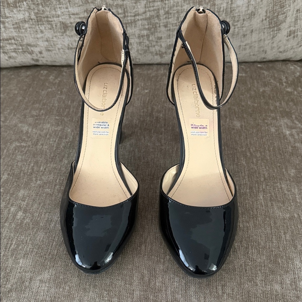 Liz Claiborne Black Patent Leather Heels